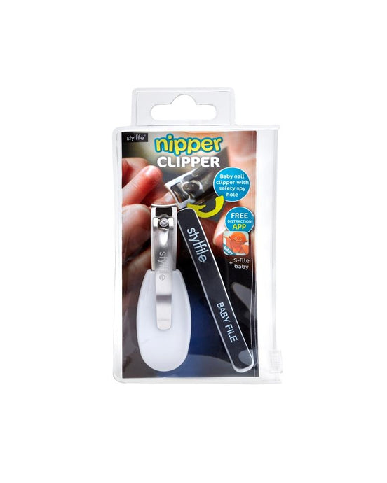 Stylfile Nipper Clipper - Baby nail clipper with safety spy hole