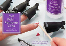 5x Stylfile Gel Nail Polish Remover Clips - Styltom